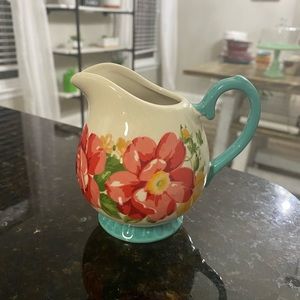 Pioneer Woman floral creamer
